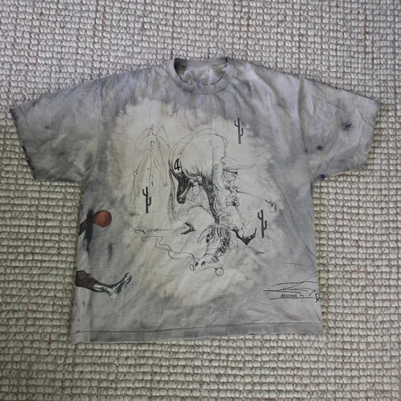 Travis Scott Cactus Jack x Ralph Steadman "Fear" T-shirt - Picture 1 of 10